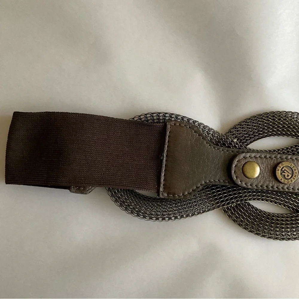 Bronze Metallic Wire  Belt